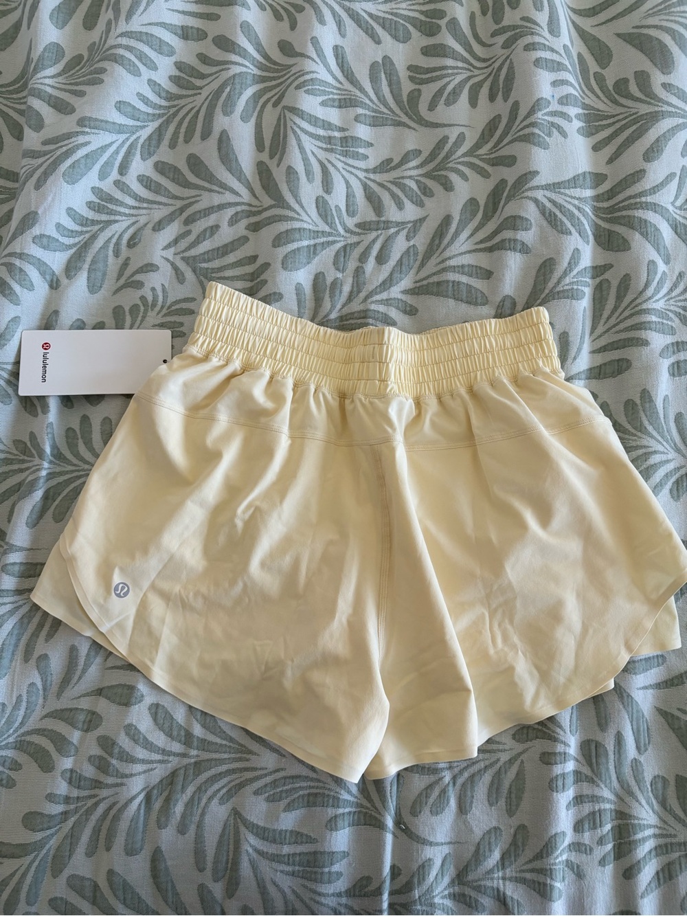 lululemon athletica Light Cream Athletic Running Shorts